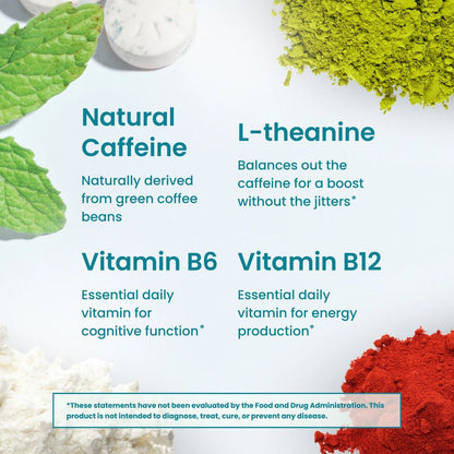 Energy Caffeine Mints (90 Pieces)