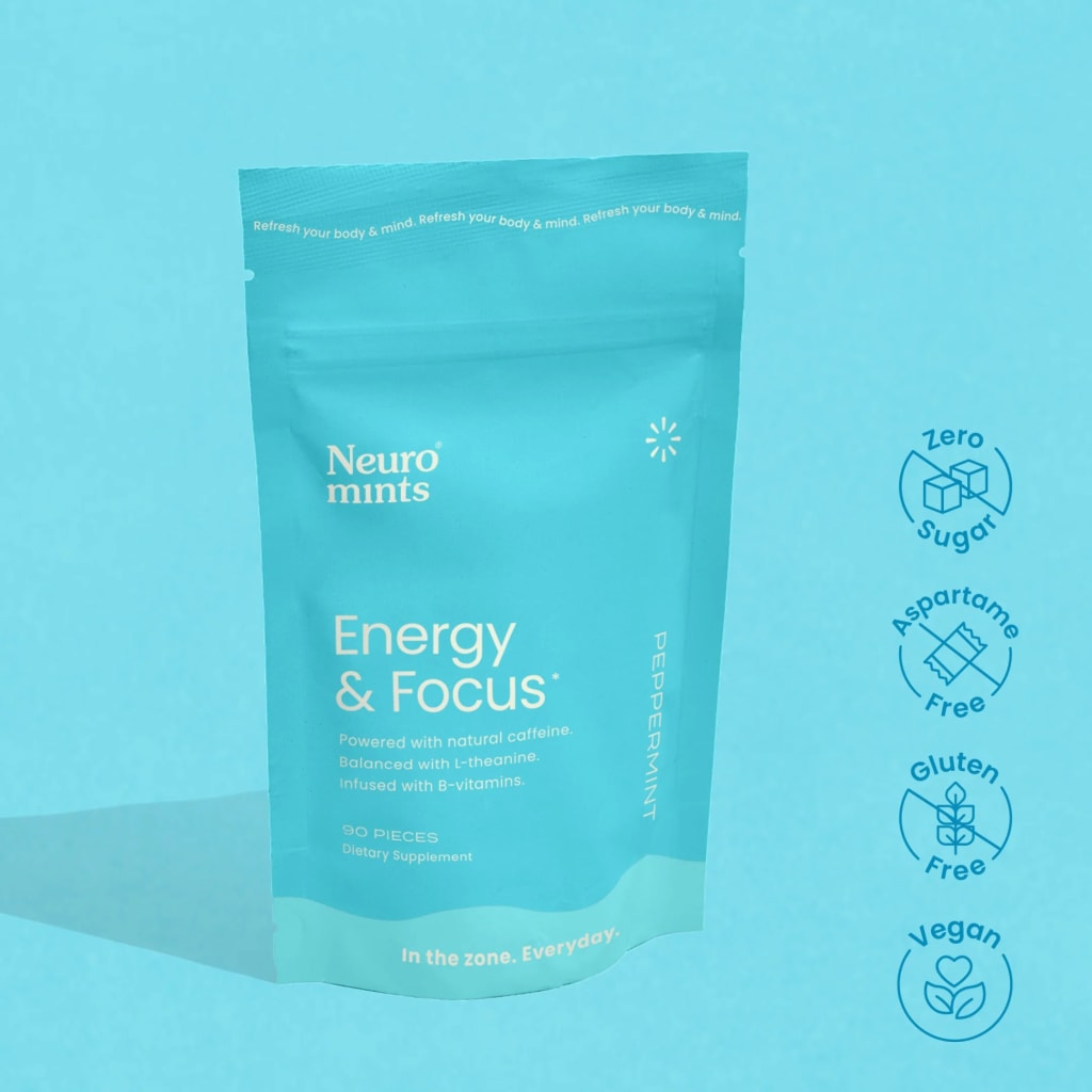 Energy Caffeine Mints (90 Pieces)