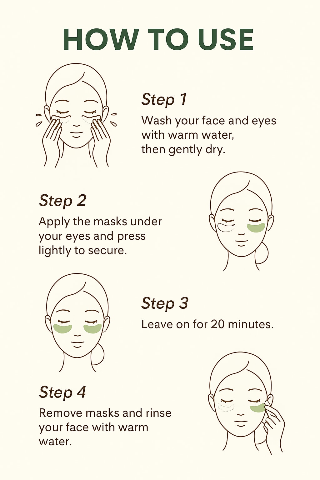 Avocado Collagen Eye Mask
