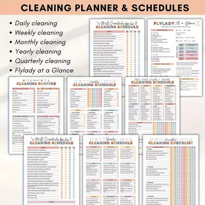 ADHD Cleaning Planner