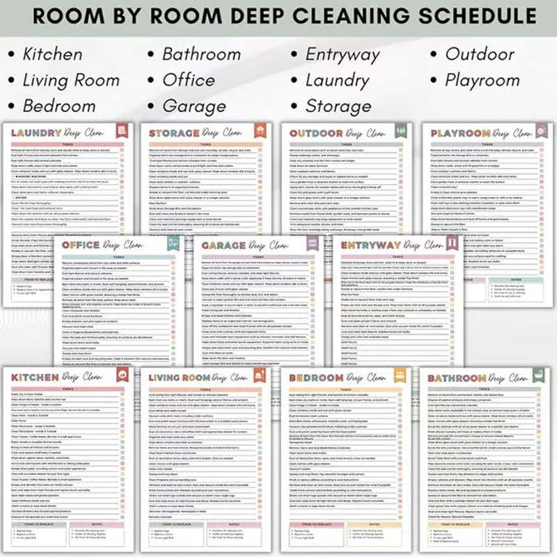 ADHD Cleaning Planner