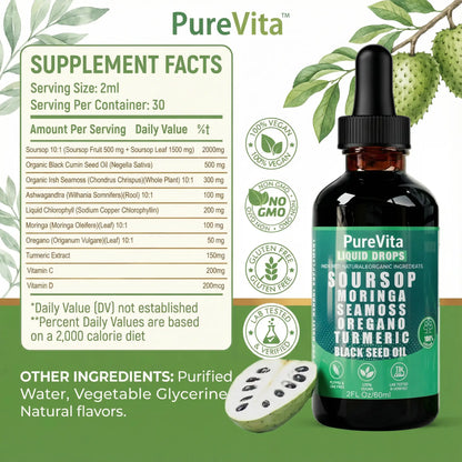 PureVita™ 10-in-1 Soursop Extract Drops