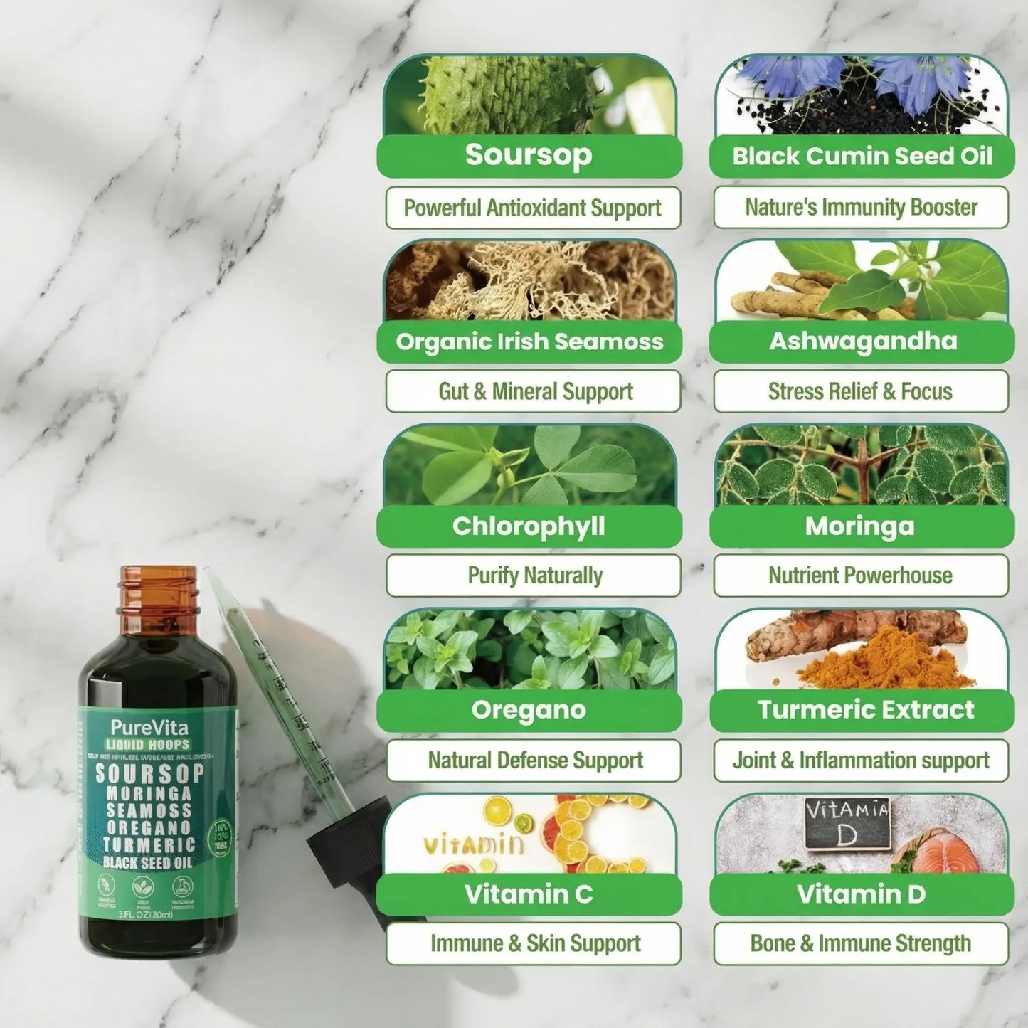 PureVita™ 10-in-1 Soursop Extract Drops