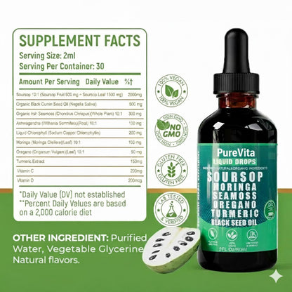 PureVita™ 10-in-1 Soursop Extract Drops
